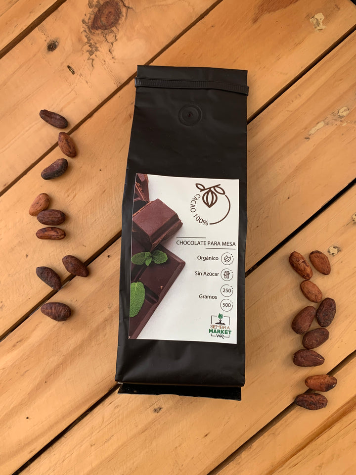 Chocolate de Mesa 100% Cacao de 500 gr